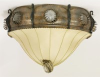 Lot 143 - A copper plafonnier
