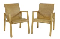 Lot 304 - A pair of model 403 armchairs