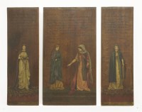 Lot 23 - Three oak panels
