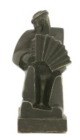 Lot 175 - A model of an accordion player