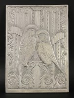 Lot 239 - An aluminium cast panel