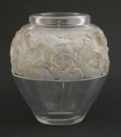 Lot 336 - A French glass vase