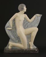 Lot 357 - An Art Deco pottery figure