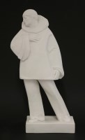 Lot 360 - A bisque figure of a Pierrot