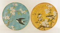 Lot 106 - Two Minton's Art Pottery Studio chargers