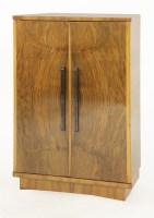 Lot 267 - A walnut cabinet