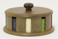 Lot 293 - A mahogany games stand