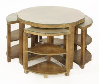 Lot 300 - An Art Deco walnut coffee table