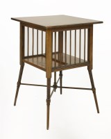 Lot 54 - A walnut side table
