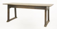 Lot 136 - A Letchworth oak table