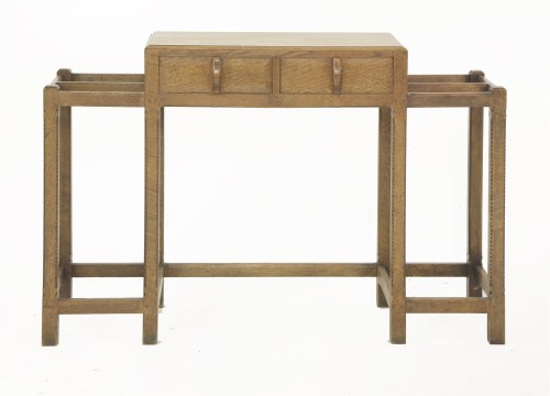 Lot 137 - An oak hall table