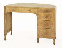 Lot 280 - An Heal's oak desk