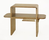 Lot 285 - An Heal's oak two-tier table