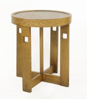 Lot 297 - An oak side table