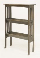 Lot 43 - An oak two-tier book rack
