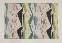 Lot 353 - A fabric panel 'Onda Nera' (Black Wave)