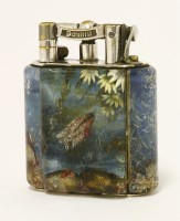 Lot 189 - A Dunhill 'Aquarium' table lighter