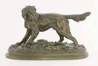 Lot 130 - A bronze figure of a setter