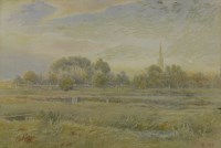 Lot 353 - Harry Goodwin (fl.1887-1925)
SALISBURY
Signed with monogram and dated 1923 l.r.