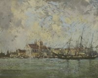 Lot 359 - Follower of Walter Richard Sickert 
VIEW OF IL RENDENTORE