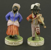 Lot 34 - Lots 34 to 81
A Single Owner Collection of Pottery and Porcelain Figures

A pair of Derby figures