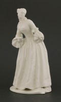Lot 55 - A Komodie white porcelain figure