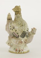 Lot 6 - A Chelsea bird scent bottle