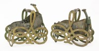 Lot 157 - A pair of 'Elutriator' patent mechanical wine cradles