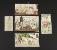 Lot 110 - Five Indian painted panels