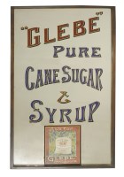 Lot 187 - A Victorian oak advertising mirror