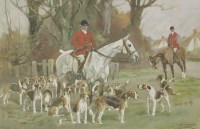 Lot 354 - Thomas Ivester Lloyd (1873-1942)
HUNTING SCENES
Three
