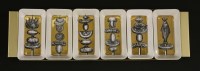 Lot 526 - A set of six Fornasetti 'Spiedi' dishes