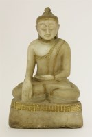 Lot 2 - A carved white marble figure