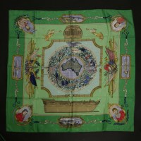 Lot 1454 - An Hermès silk scarf