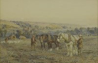 Lot 320 - Harold Swanwick (1866-1929)
'EVENING IN THE CUCKMERE VALLEY