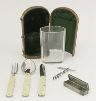 Lot 36 - A 19th century Austrian campaign set