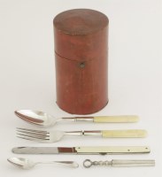 Lot 38 - A 19th century composite campaign set
