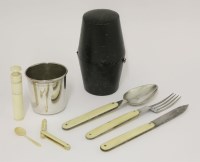 Lot 39 - A 19th century composite campaign set