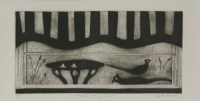 Lot 292 - Daphne Reynolds (1918-2002)
'MACKERAL AND SIX GREEN APPLES'
Signed l.l.