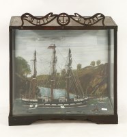 Lot 53 - A Victorian wooden model of the ship 'Otaki'