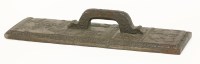 Lot 54 - A carved mangle board
