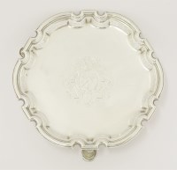 Lot 65 - A George I britannia standard silver salver