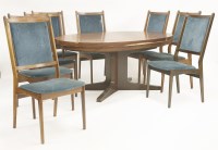 Lot 491 - A Danish rosewood 'Flip-Flap' oval extending dining table