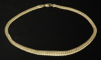 Lot 259 - A hollow 9ct gold