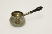 Lot 428 - A George I Britannia standard silver brandy pan