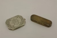 Lot 556 - A William IV silver-gilt vinaigrette