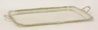 Lot 436 - An Edward VII silver tea tray