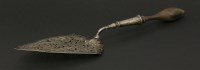 Lot 425 - An Irish silver slice