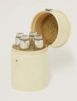 Lot 497 - An ivory dressing table box and cover