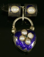 Lot 48 - A Victorian silver and gold